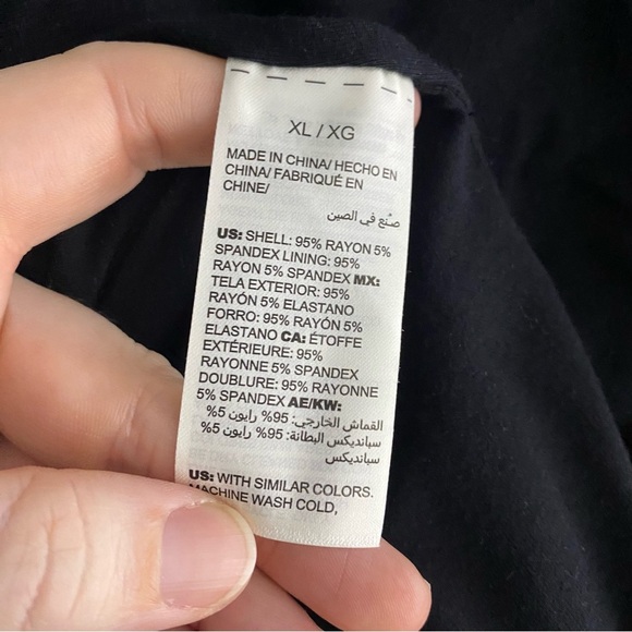 NEW Soma Divine Terry Knit Blazer Jacket XL Black Style Essentials 570237844 - Picture 11 of 15